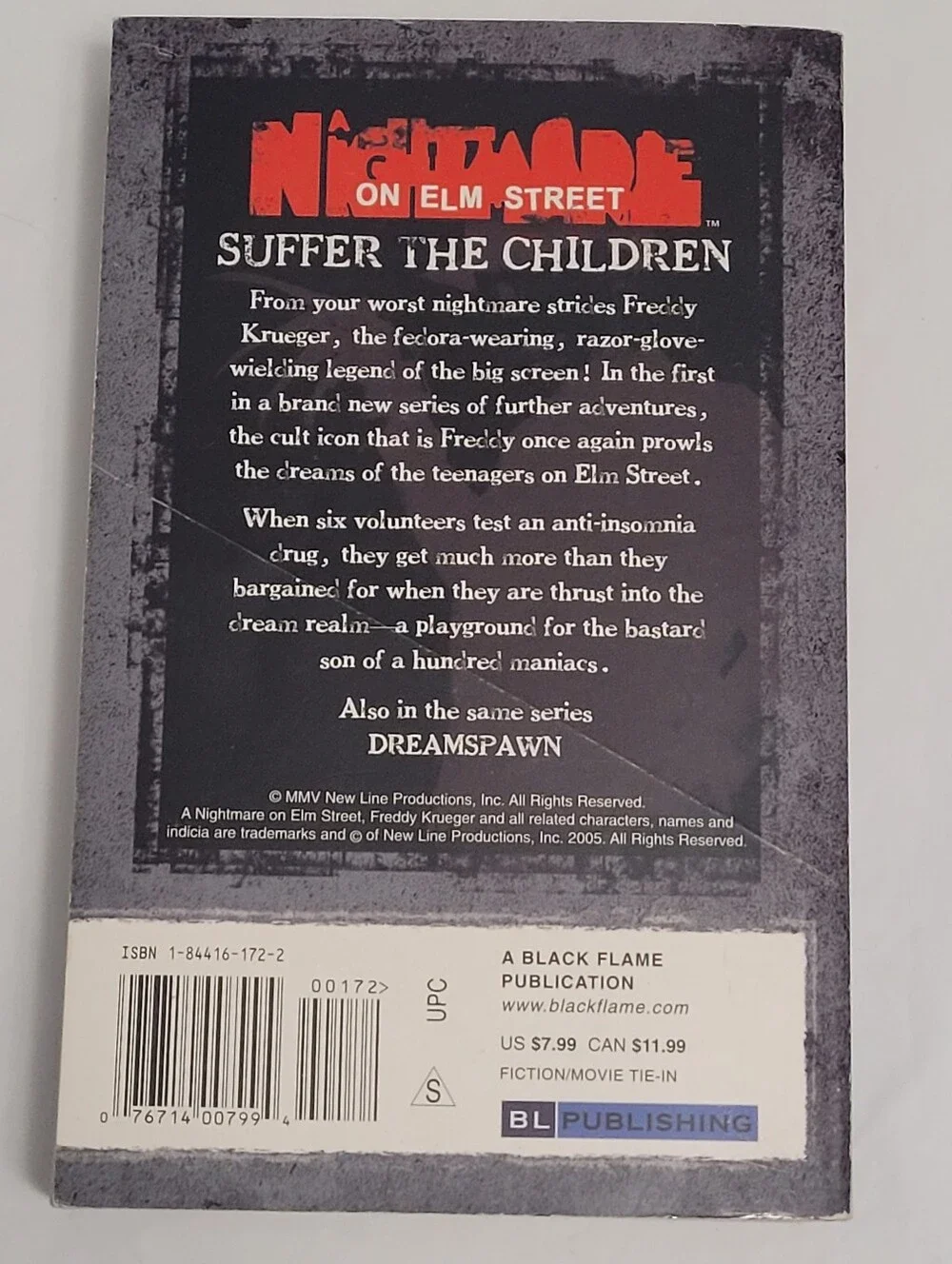 Vintage Nightmare on Elm Street Suffer the Children David Bishop Paperback